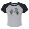 Women's Micro Rib Raglan Baby Tee Thumbnail