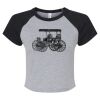 Women's Micro Rib Raglan Baby Tee Thumbnail