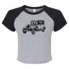 Women's Micro Rib Raglan Baby Tee Thumbnail