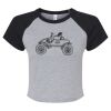 Women's Micro Rib Raglan Baby Tee Thumbnail