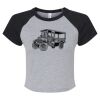 Women's Micro Rib Raglan Baby Tee Thumbnail
