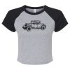 Women's Micro Rib Raglan Baby Tee Thumbnail