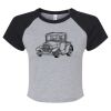 Women's Micro Rib Raglan Baby Tee Thumbnail