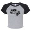 Women's Micro Rib Raglan Baby Tee Thumbnail