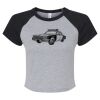 Women's Micro Rib Raglan Baby Tee Thumbnail