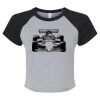 Women's Micro Rib Raglan Baby Tee Thumbnail