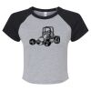 Women's Micro Rib Raglan Baby Tee Thumbnail