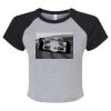 Women's Micro Rib Raglan Baby Tee Thumbnail