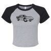 Women's Micro Rib Raglan Baby Tee Thumbnail