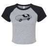 Women's Micro Rib Raglan Baby Tee Thumbnail