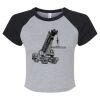 Women's Micro Rib Raglan Baby Tee Thumbnail