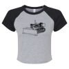 Women's Micro Rib Raglan Baby Tee Thumbnail