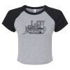 Women's Micro Rib Raglan Baby Tee Thumbnail