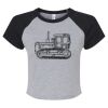 Women's Micro Rib Raglan Baby Tee Thumbnail