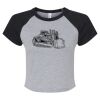 Women's Micro Rib Raglan Baby Tee Thumbnail
