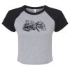 Women's Micro Rib Raglan Baby Tee Thumbnail