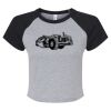 Women's Micro Rib Raglan Baby Tee Thumbnail