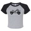Women's Micro Rib Raglan Baby Tee Thumbnail