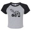 Women's Micro Rib Raglan Baby Tee Thumbnail
