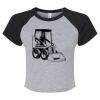 Women's Micro Rib Raglan Baby Tee Thumbnail