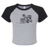 Women's Micro Rib Raglan Baby Tee Thumbnail