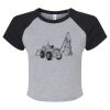 Women's Micro Rib Raglan Baby Tee Thumbnail