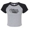 Women's Micro Rib Raglan Baby Tee Thumbnail