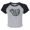 Women's Micro Rib Raglan Baby Tee Thumbnail