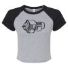 Women's Micro Rib Raglan Baby Tee Thumbnail