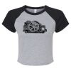 Women's Micro Rib Raglan Baby Tee Thumbnail