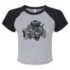 Women's Micro Rib Raglan Baby Tee Thumbnail