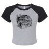 Women's Micro Rib Raglan Baby Tee Thumbnail