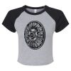 Women's Micro Rib Raglan Baby Tee Thumbnail