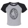 Women's Micro Rib Raglan Baby Tee Thumbnail