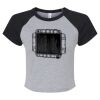 Women's Micro Rib Raglan Baby Tee Thumbnail