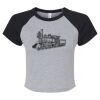 Women's Micro Rib Raglan Baby Tee Thumbnail