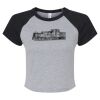 Women's Micro Rib Raglan Baby Tee Thumbnail
