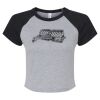 Women's Micro Rib Raglan Baby Tee Thumbnail