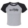 Women's Micro Rib Raglan Baby Tee Thumbnail
