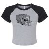 Women's Micro Rib Raglan Baby Tee Thumbnail