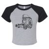 Women's Micro Rib Raglan Baby Tee Thumbnail