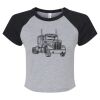 Women's Micro Rib Raglan Baby Tee Thumbnail