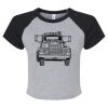 Women's Micro Rib Raglan Baby Tee Thumbnail