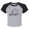 Women's Micro Rib Raglan Baby Tee Thumbnail