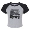 Women's Micro Rib Raglan Baby Tee Thumbnail