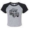 Women's Micro Rib Raglan Baby Tee Thumbnail