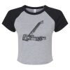 Women's Micro Rib Raglan Baby Tee Thumbnail