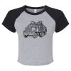 Women's Micro Rib Raglan Baby Tee Thumbnail