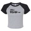 Women's Micro Rib Raglan Baby Tee Thumbnail