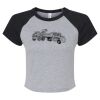 Women's Micro Rib Raglan Baby Tee Thumbnail